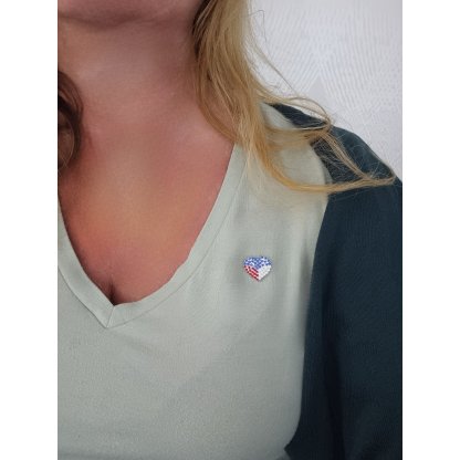 Křištálová česká SRDCE magnet 