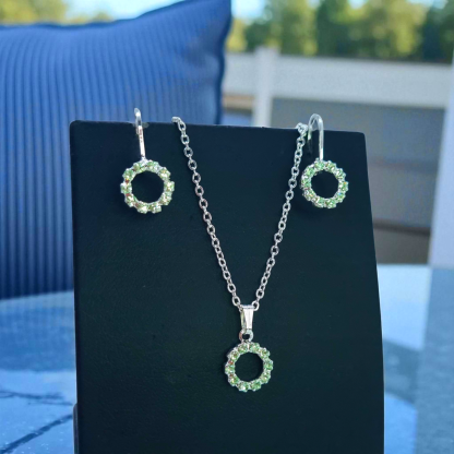 Crystal rings set