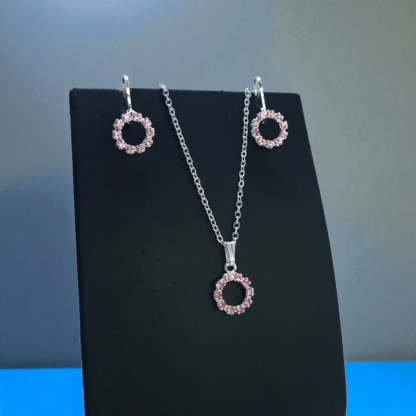 Crystal rings set