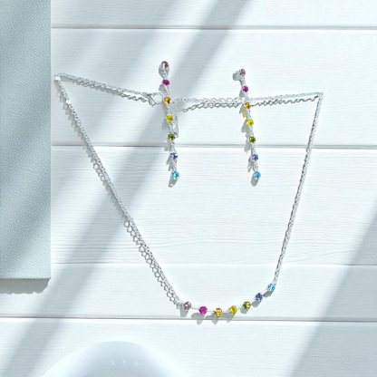 Křišťálový náhrdelník SUMMER SPARKLE