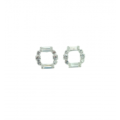 Crystal earrings Babette Rotund