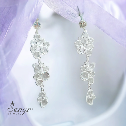 Crystal earrings MAGDALENA