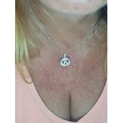 Crystal necklace PANDA
