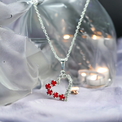 Crystal necklace Heart