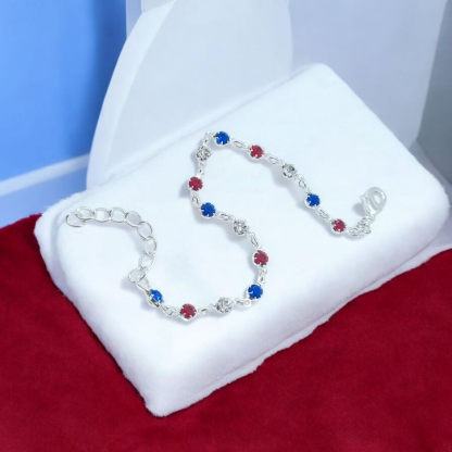Crystql bracelet AURORA in Czech colours