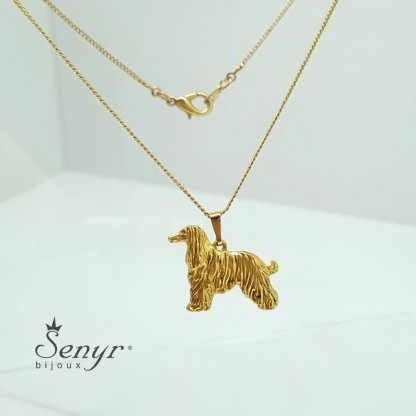 Necklace AFGHAN hound
