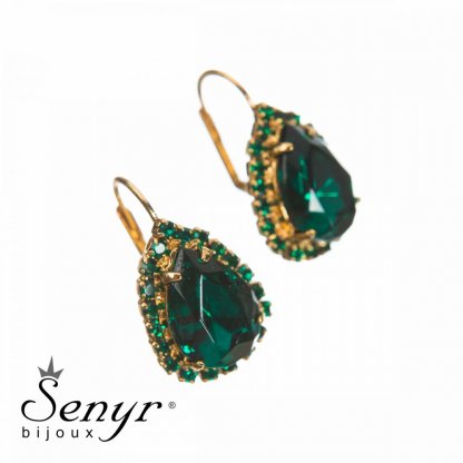 Earrings Queen Emerald