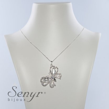 Chain with big butterfly pendant