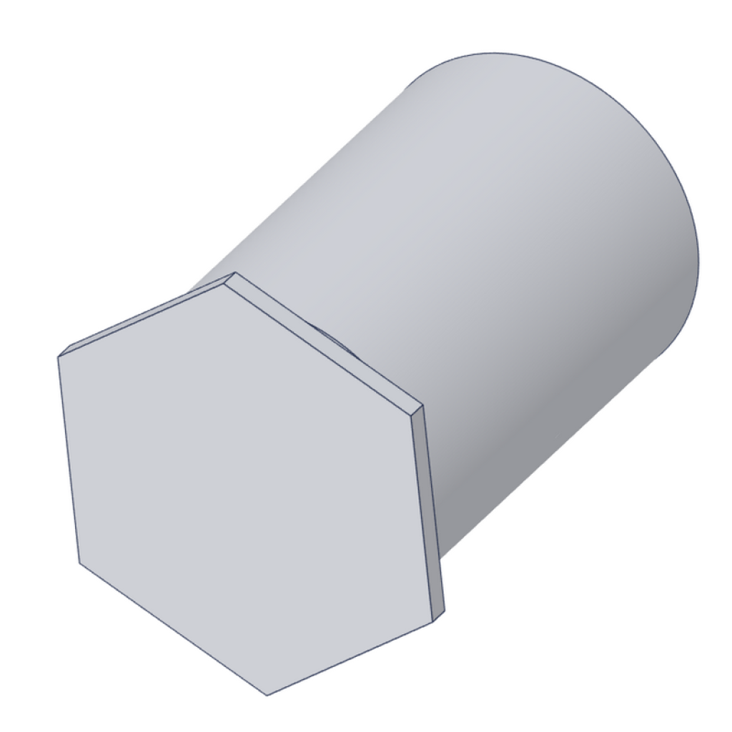 Lisovací sloupek M3x10, nerezový, slepý