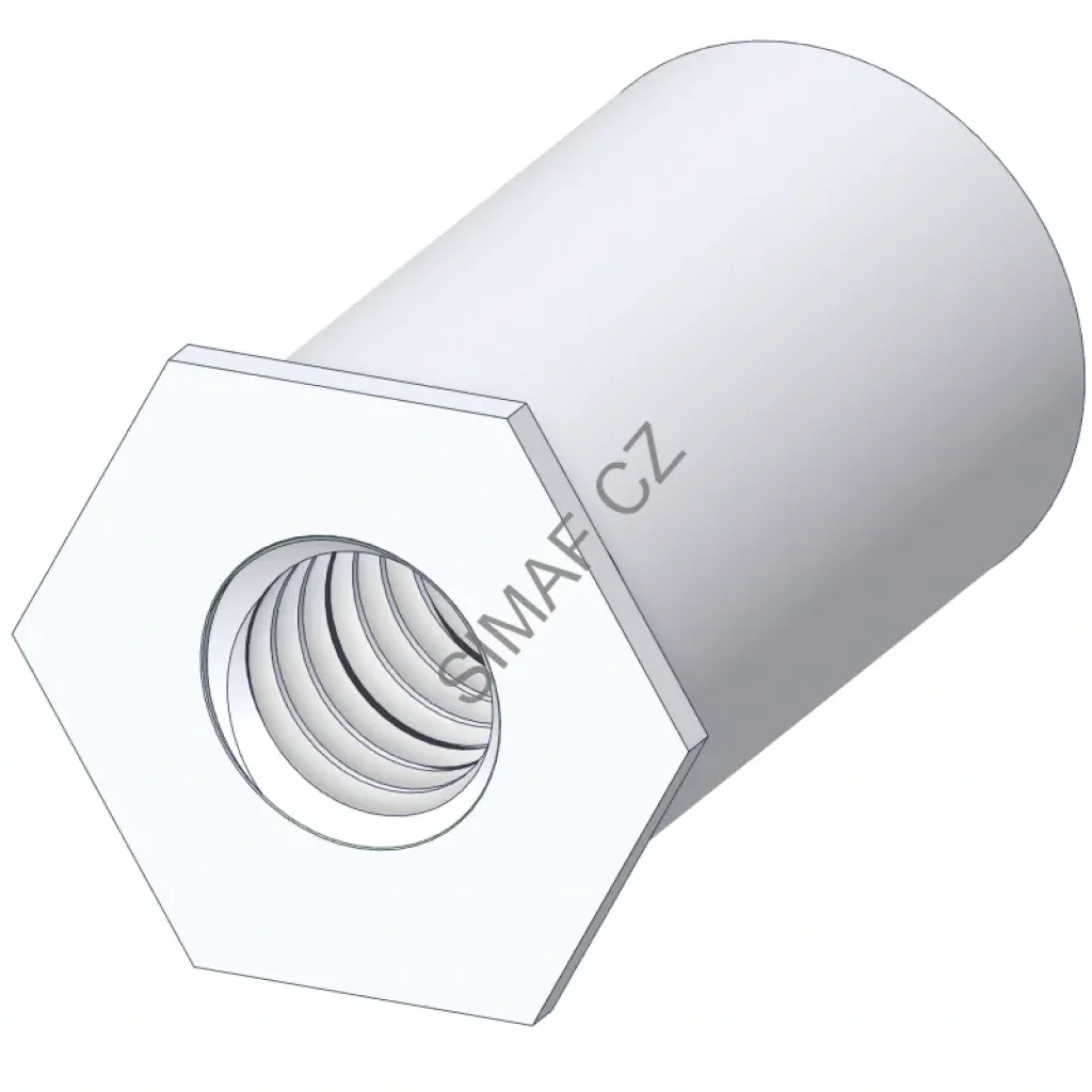 Lisovací sloupek M3x8, nerezový