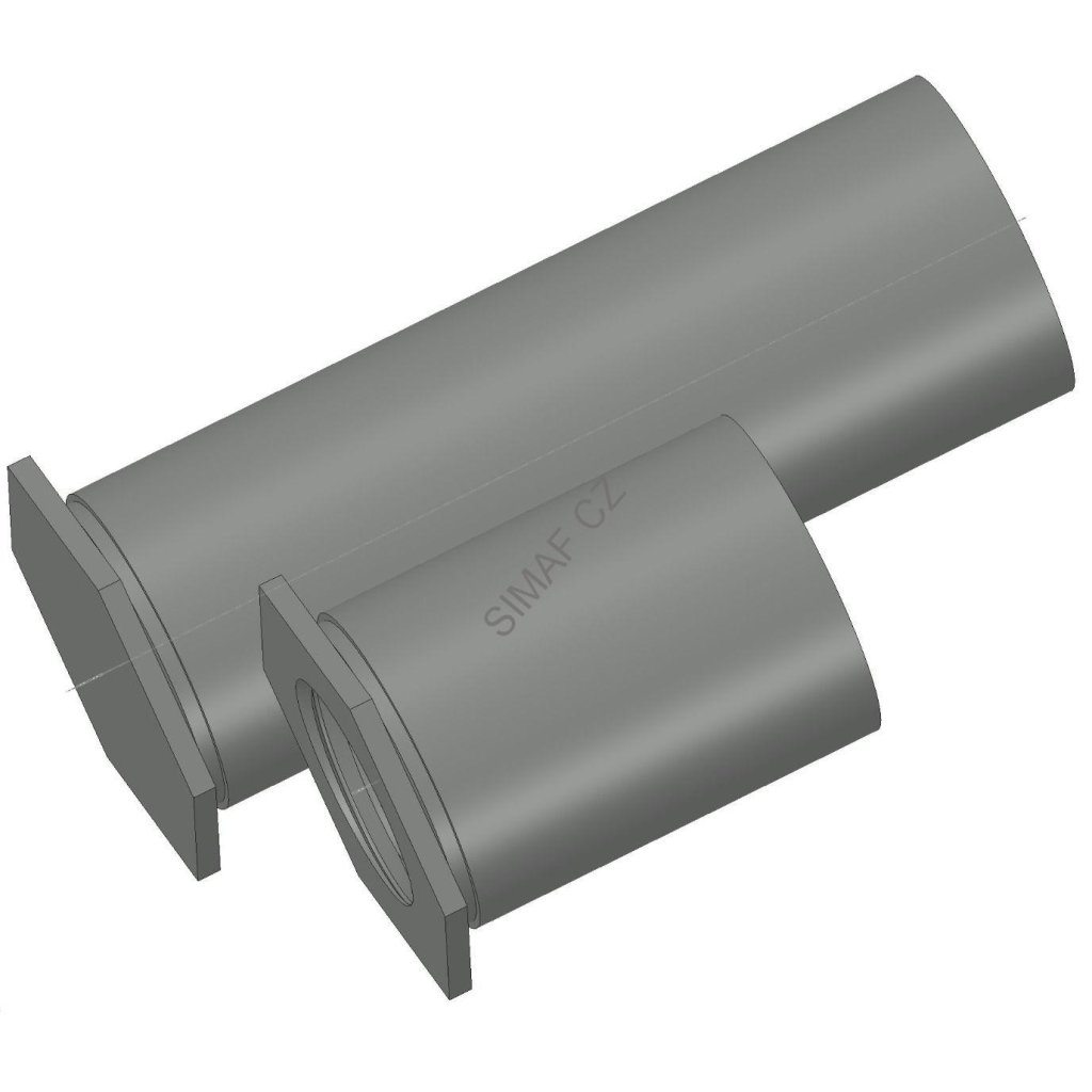 Lisovací sloupek M3x8, ocelový