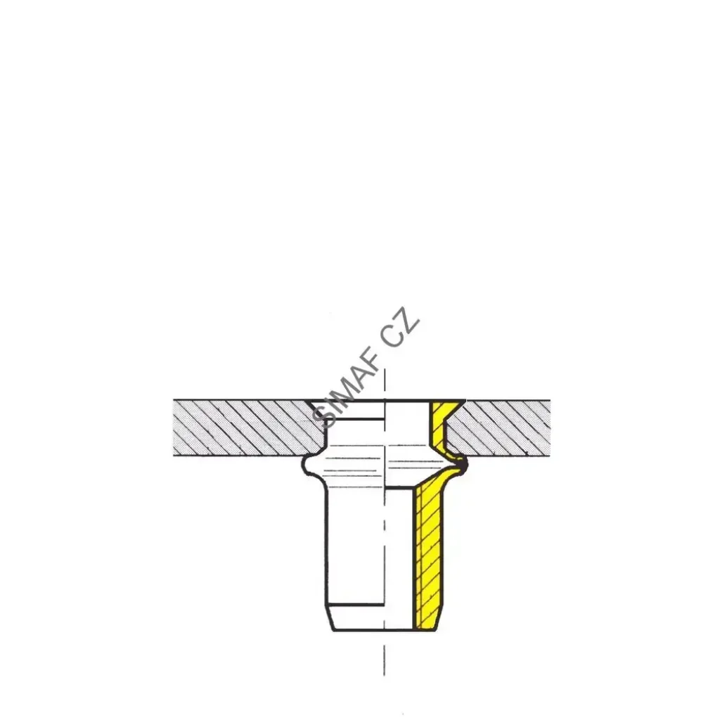 Nýtovací matice M3 SERBLOC