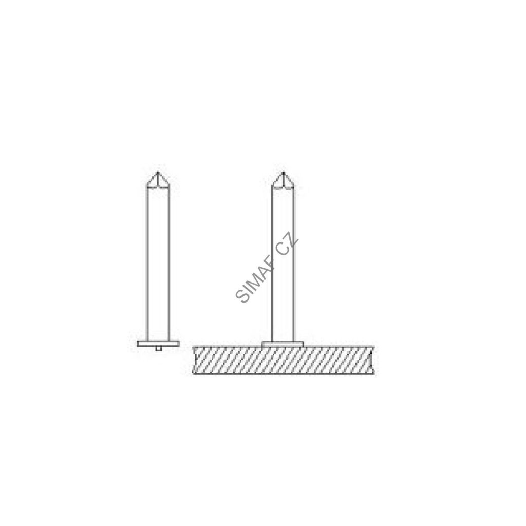 Přivařovací izolační trn ø3x45 mm