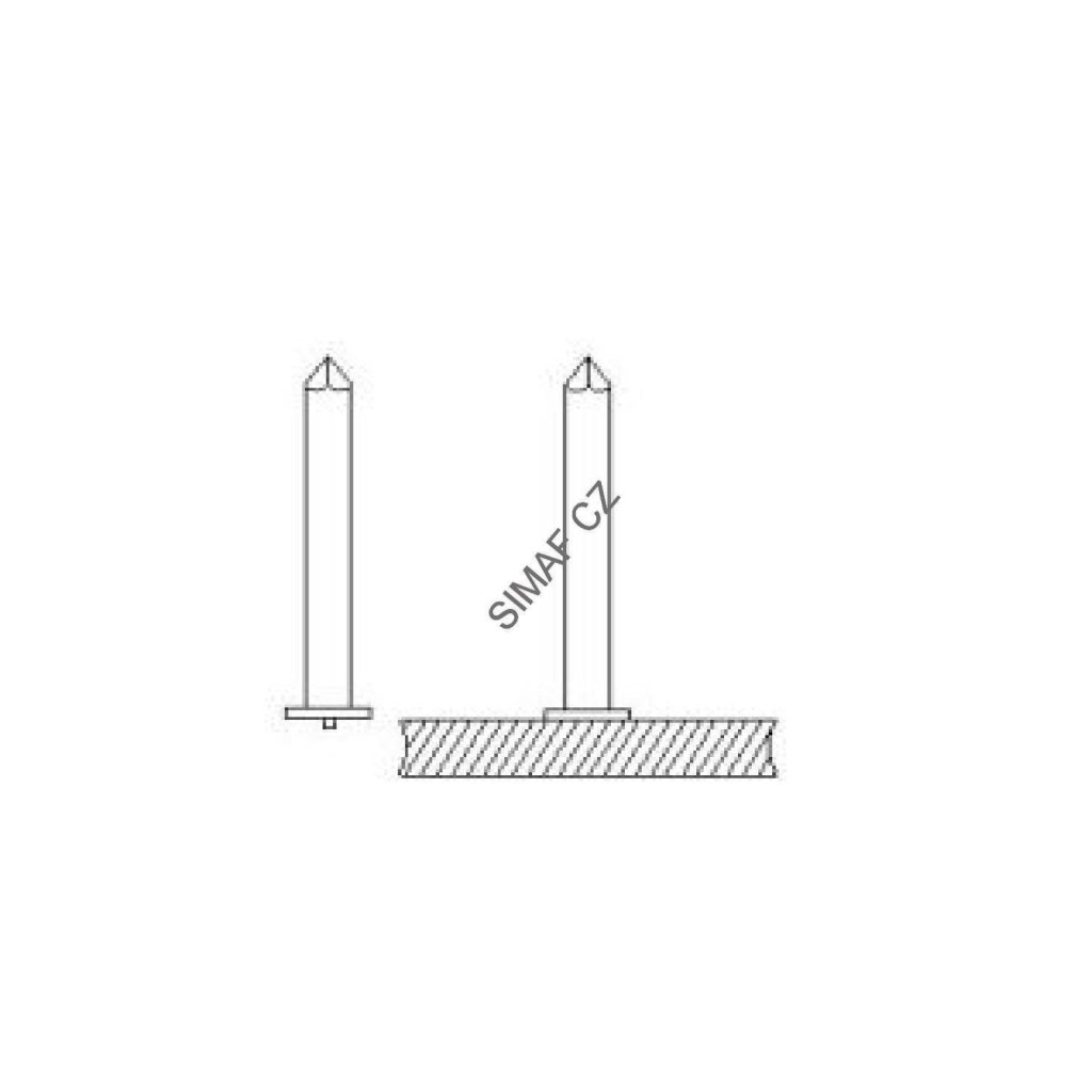 Přivařovací izolační trn ø3x80 mm