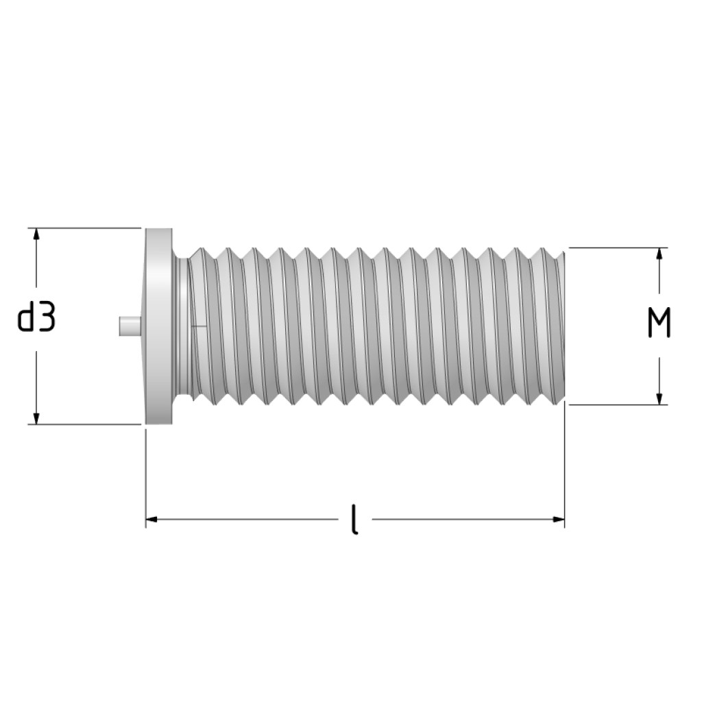 Přivařovací šroub M6x12