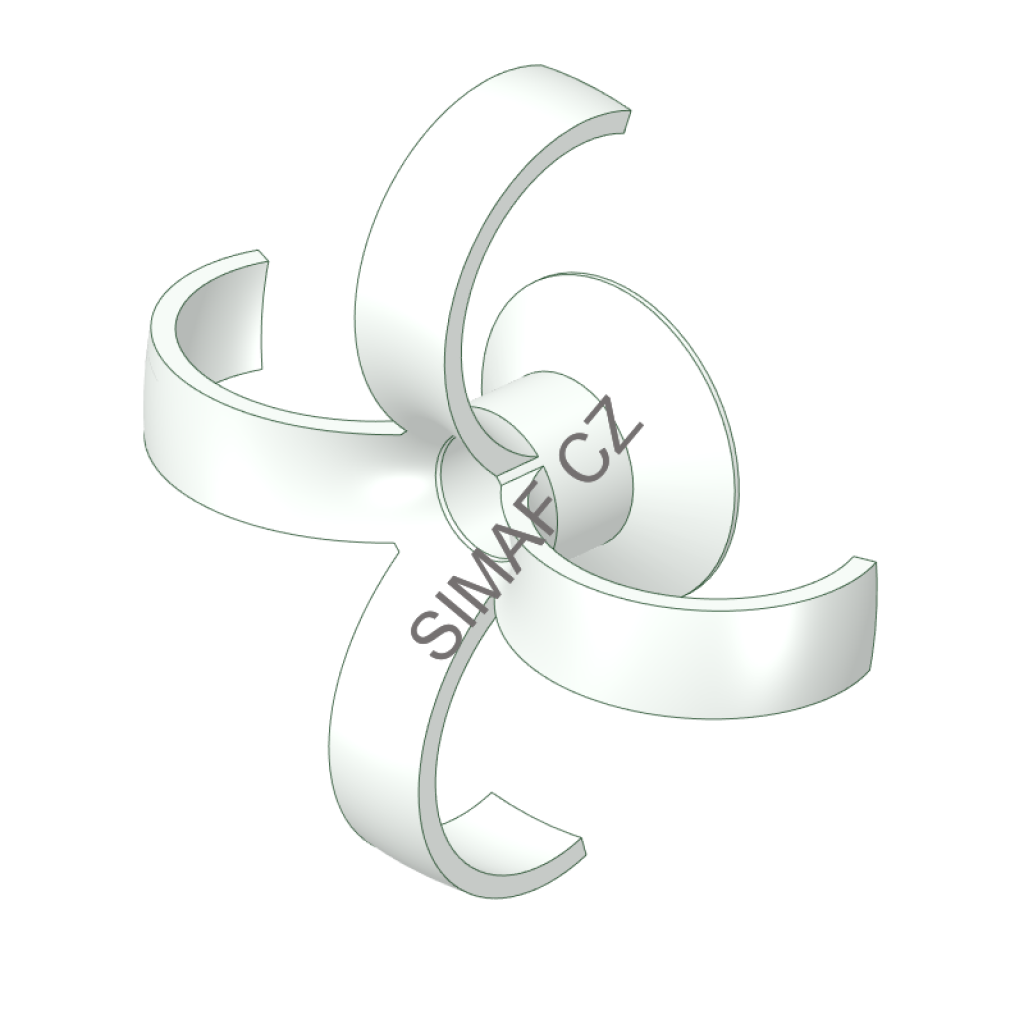 Trhací nýt banánový, Al/Ocel 4x16 mm