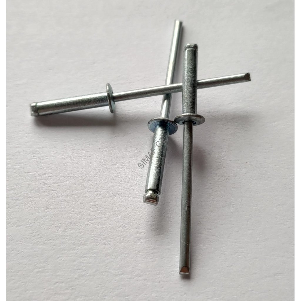 Trhací nýt, Ocel / Ocel, 3.2x8