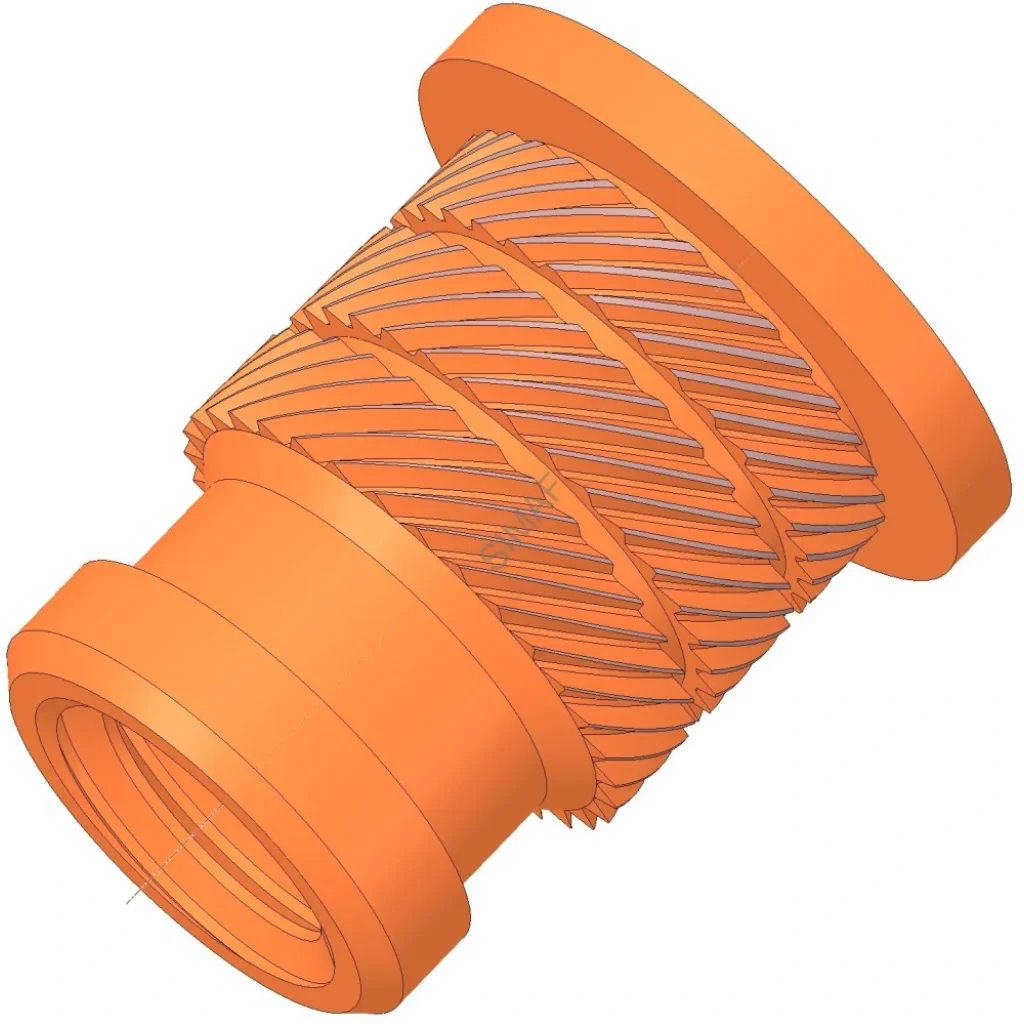 Zálisek do plastu SCC M6x9.2