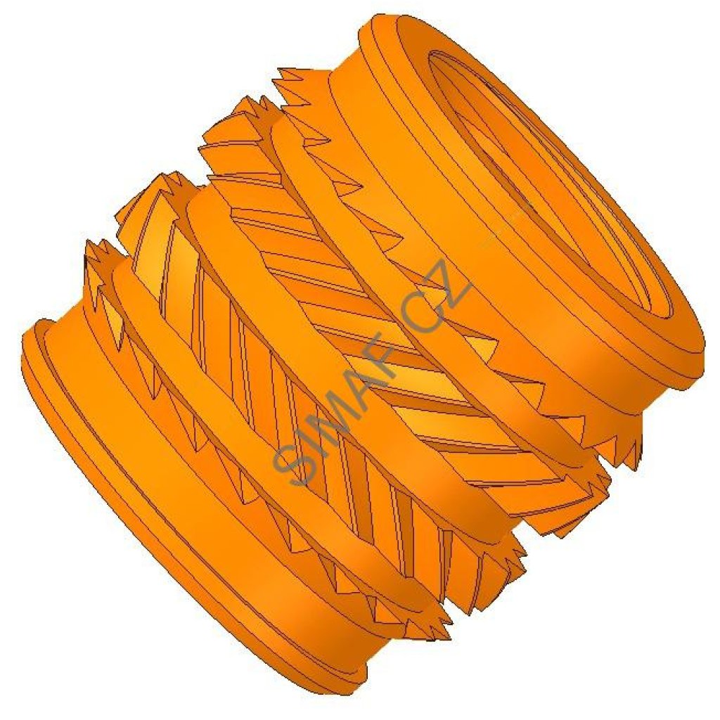 Zálisek do plastu typ TS M5x9.5