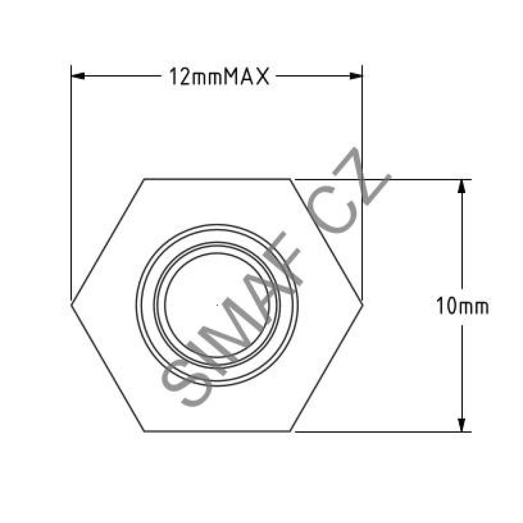 Závitová vložka M5 x 6,5 Nerez
