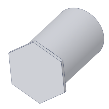 Lisovací sloupek M3x10, nerezový, slepý