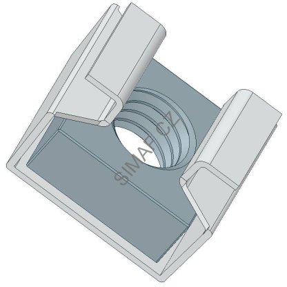 Matice v kleci M5 pro díru 8,3x8,3