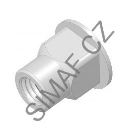 Nýtovací matice M5 čtyřhranná