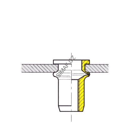 Nýtovací matice M5 SERBLOC