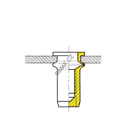 Nýtovací matice M6 SERBLOC