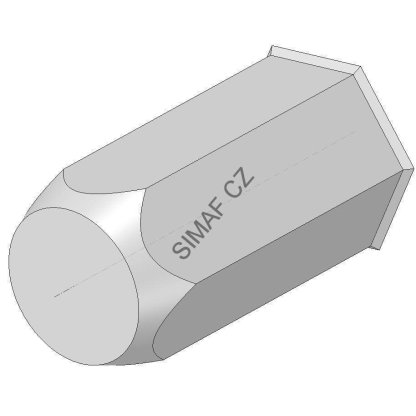 Nýtovací matice SERFIN M5 uzavřená, HEX