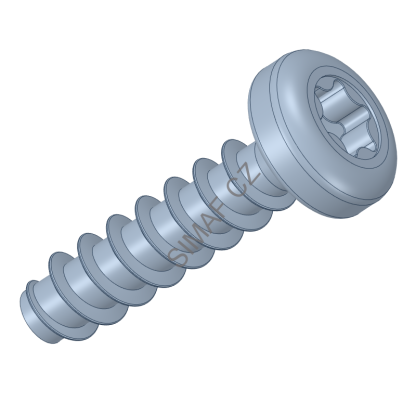 Šroub do plastu POLYFORM TORX 3x12