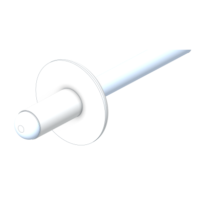Trhací nýt Al/Ocel 5x16 mm, hlava ø 14 mm