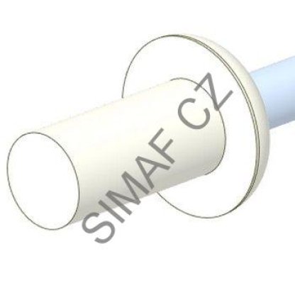 Trhací nýt uzavřený Al/Ocel 4x9.5 mm