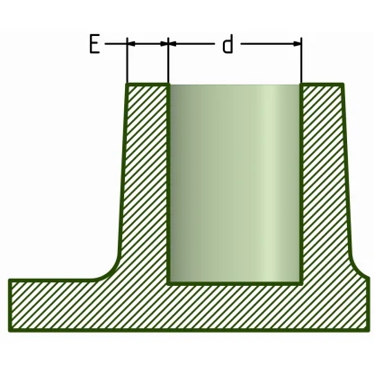 Zálisek do plastu SC M4x7.4
