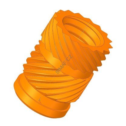 Zálisek do plastu typ DC M3x4