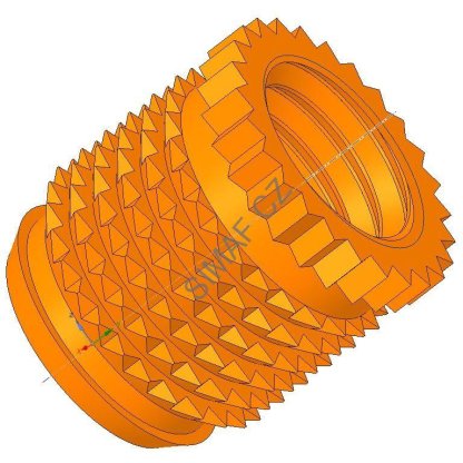 Zálisek do plastu typ TH M3x5.5