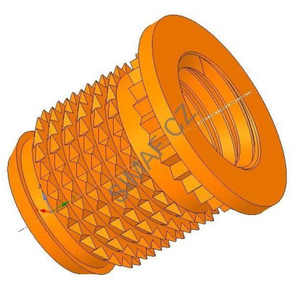 Zálisek do plastu typ THC M2.5