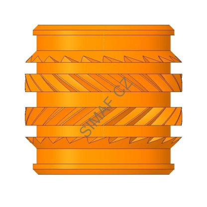 Zálisek do plastu typ TS M5x9.5