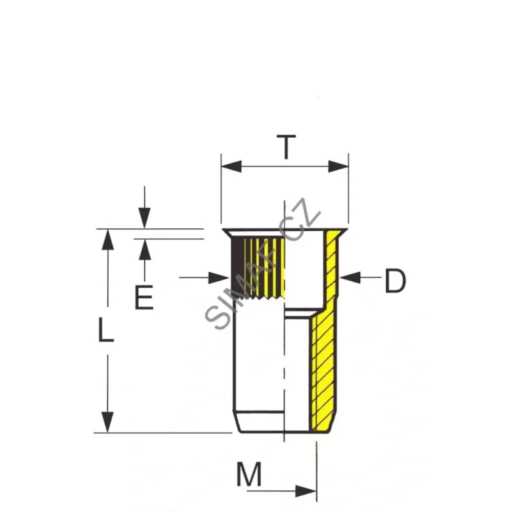 Alcate Matica Nitovacia matica M4 SERFIN | SIMAF SK
