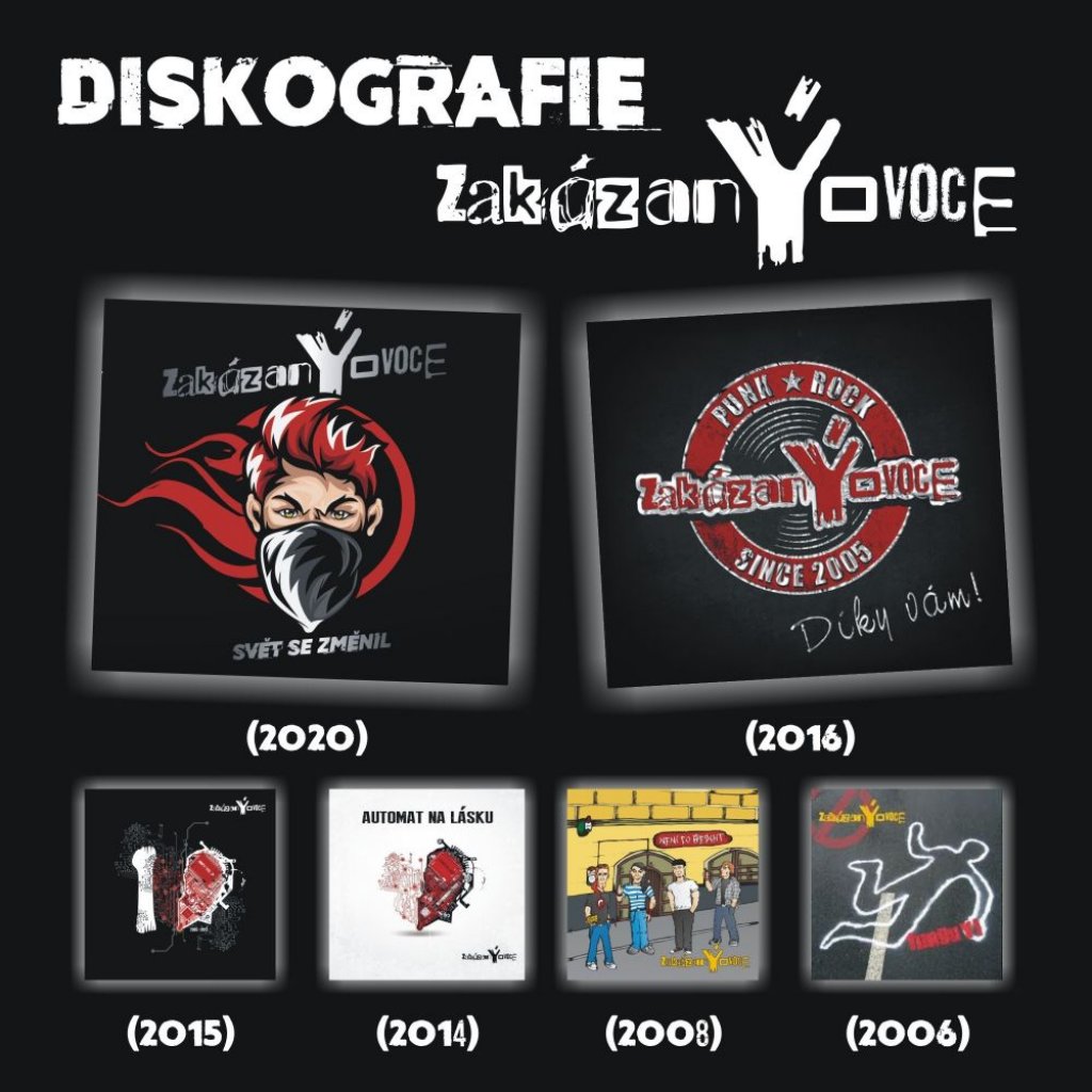 Diskografie zakázanÝovoce - 6 CD