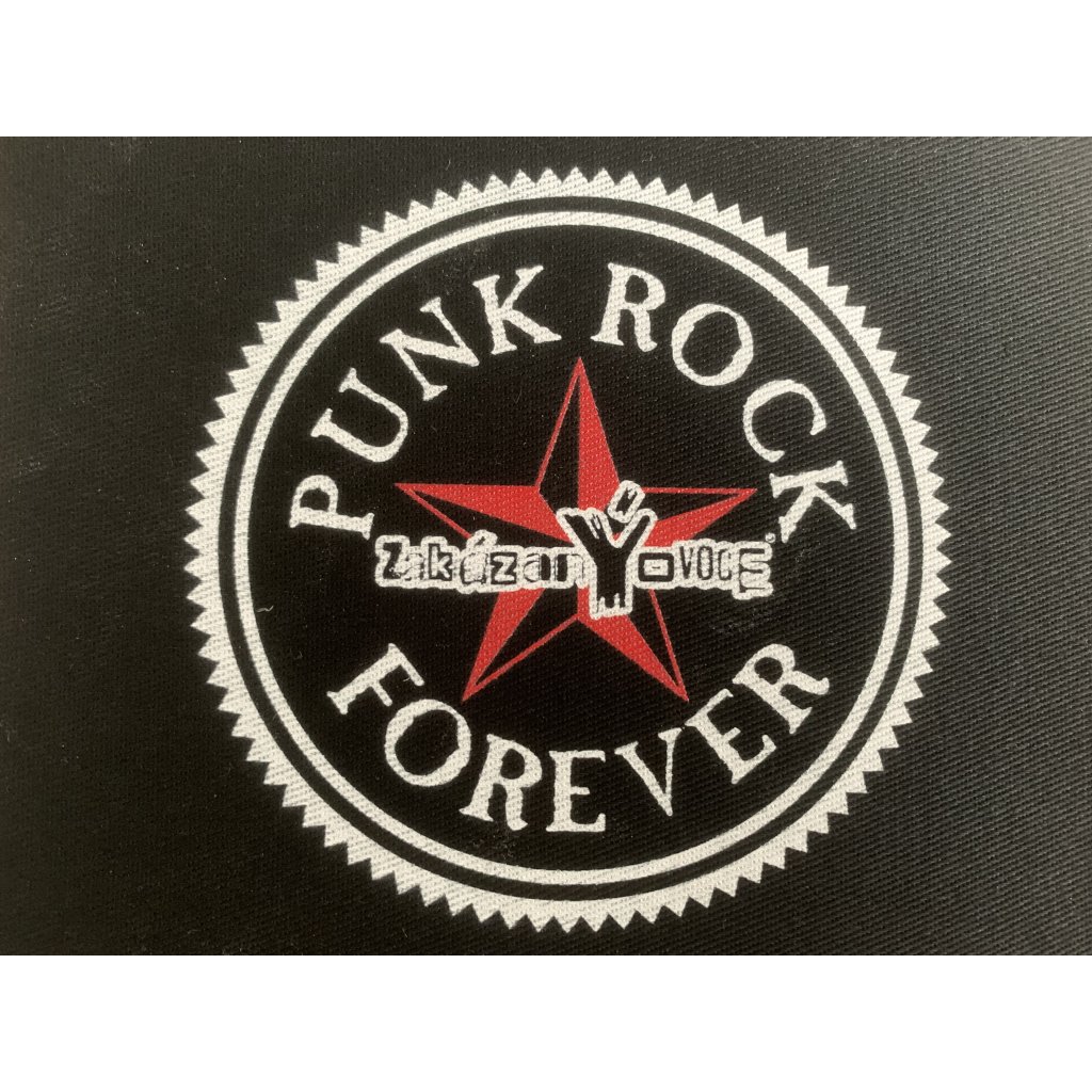 Nášivka Punk rock forever - zakázanÝovoce