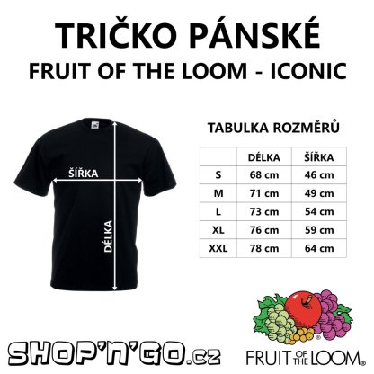 Tričko pánské Irská - zakázanÝovoce