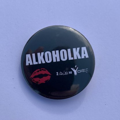 Placka Alkoholka 32 mm - zakázanÝovoce