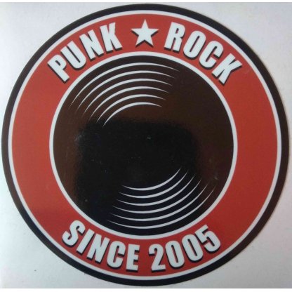 Samolepka Punk-Rock Since 2005 - zakázanÝovoce