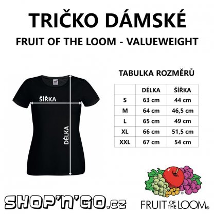 Tričko dámské Alkoholka - zakázanÝovoce