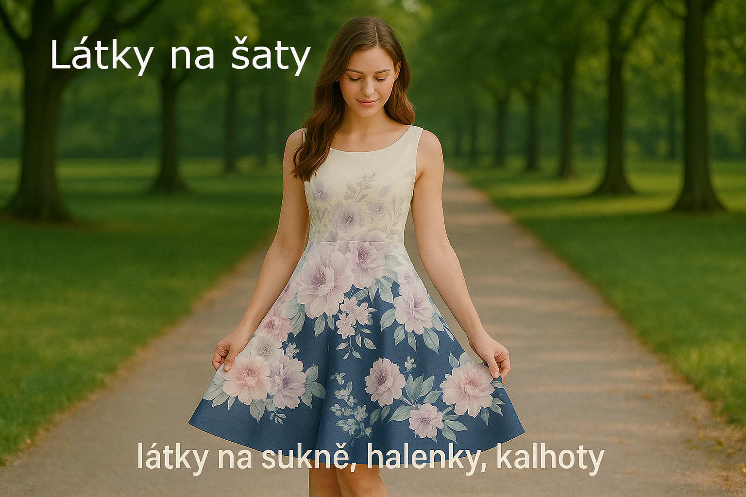 látky na šaty