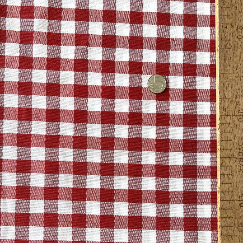 Červený kanafas 15x15 mm 3113