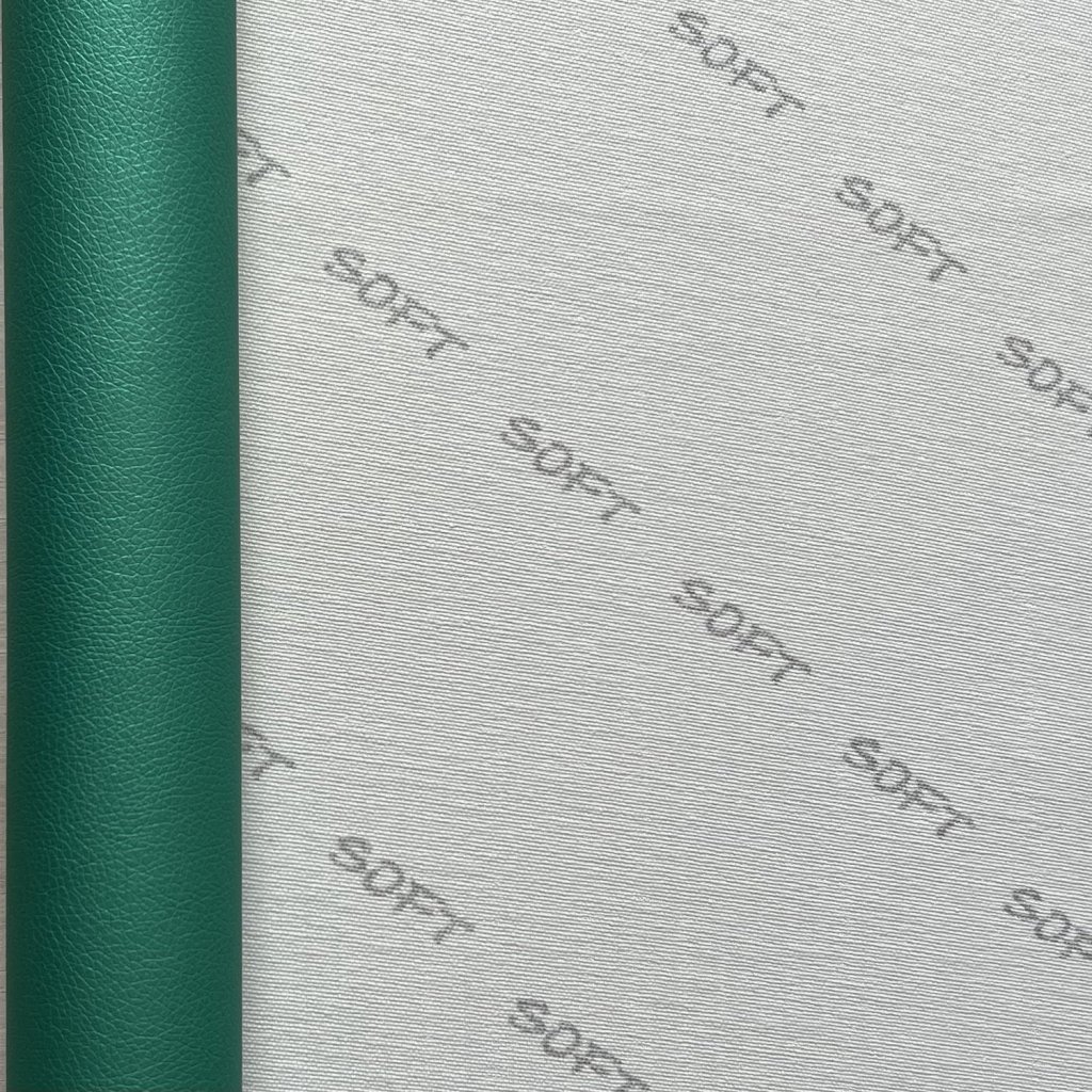 Jasně zelená lesklá eko kůže soft 3134