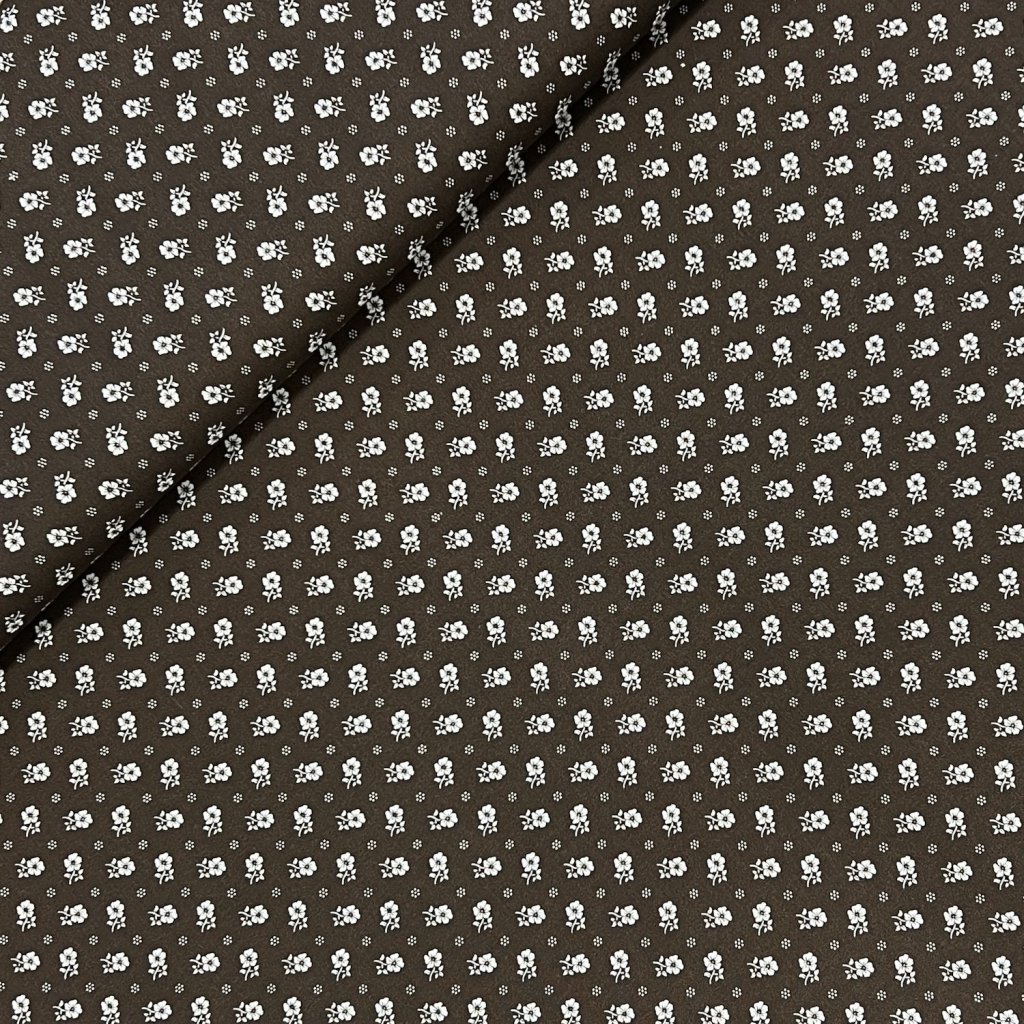 Květinky na hnědé 3580
