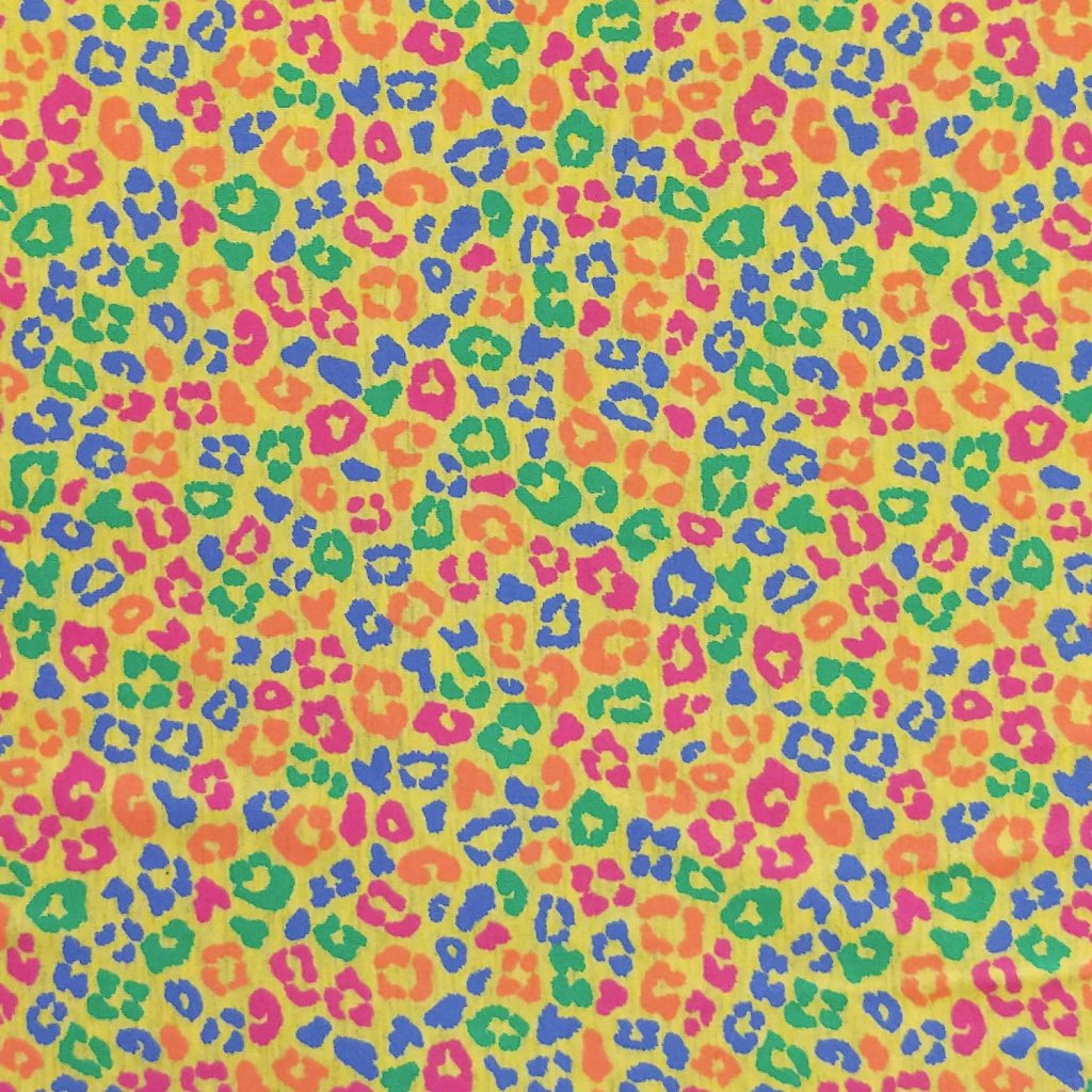Leopardí kůže na žluté
